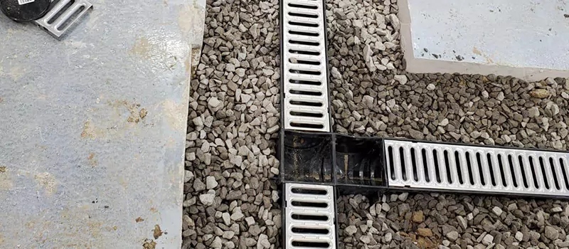 Storm Water Trench Drain Repair in McLaughlin, Oshawa